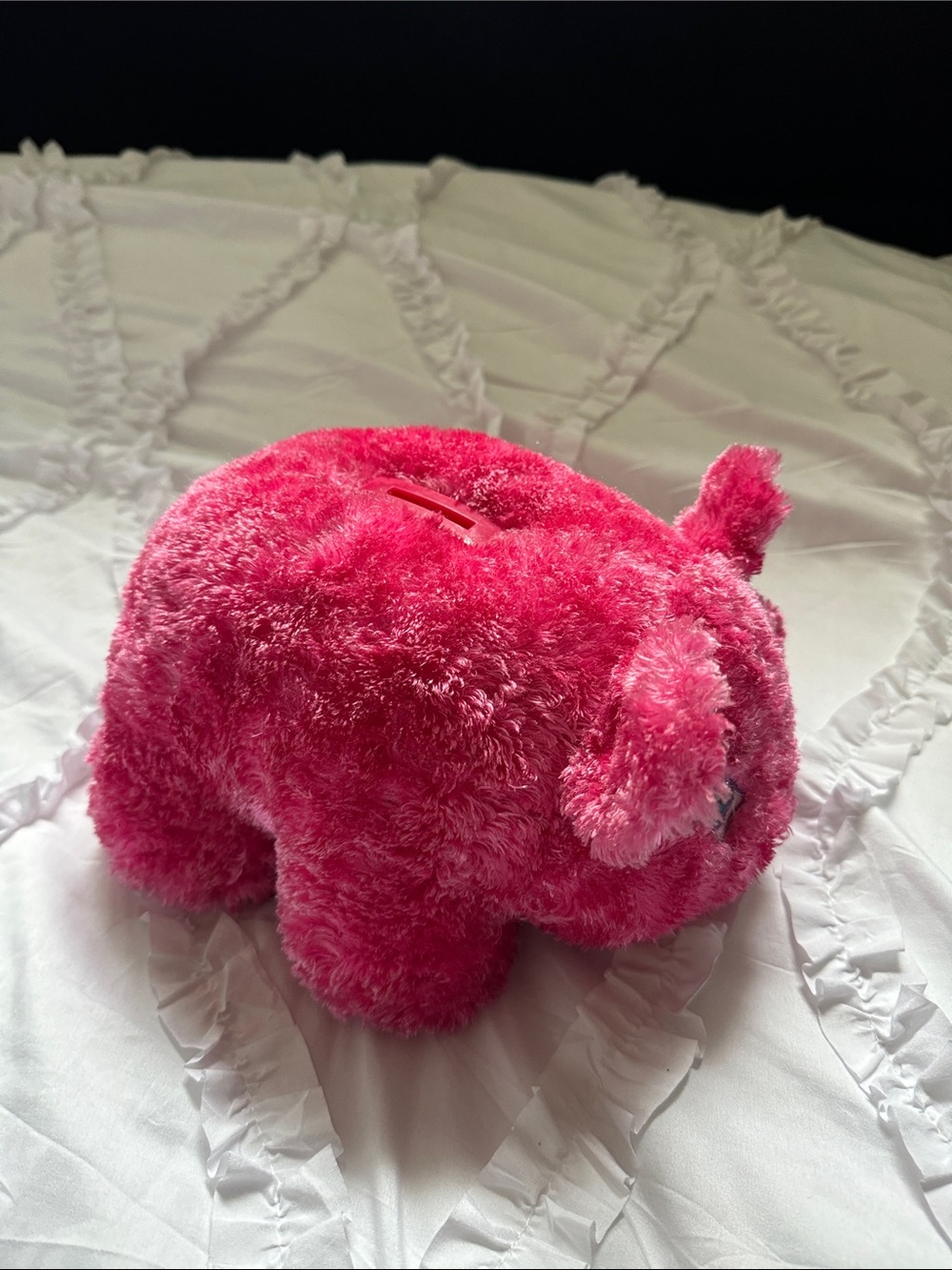 DAN DEE Plush Hot Pink piggy  Bank